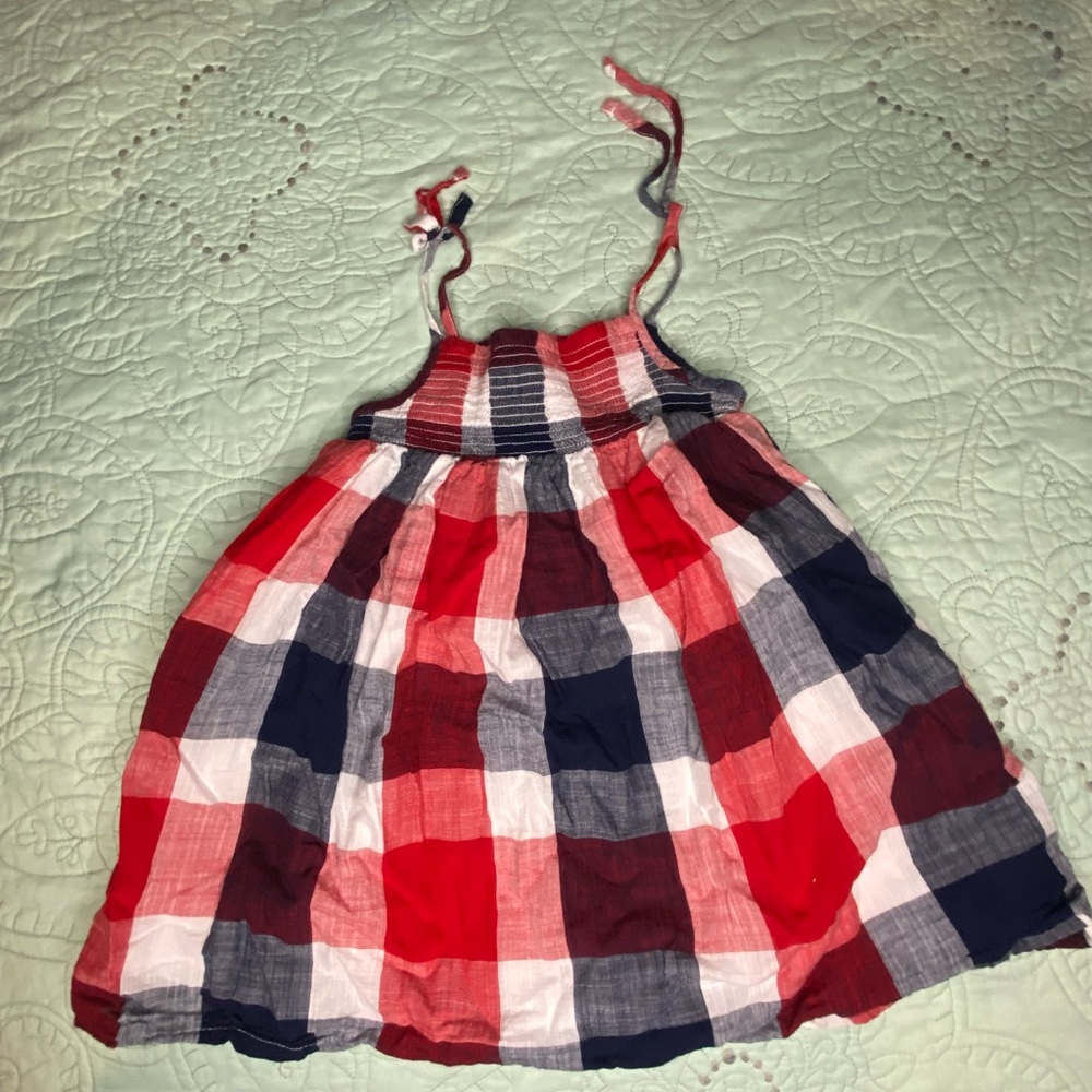 Red/blue dress